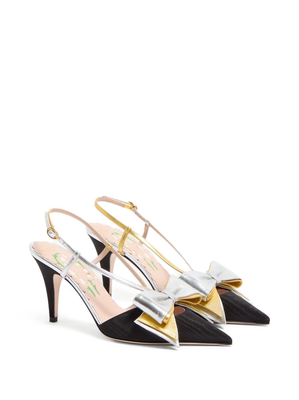85mm leather pumps - 2