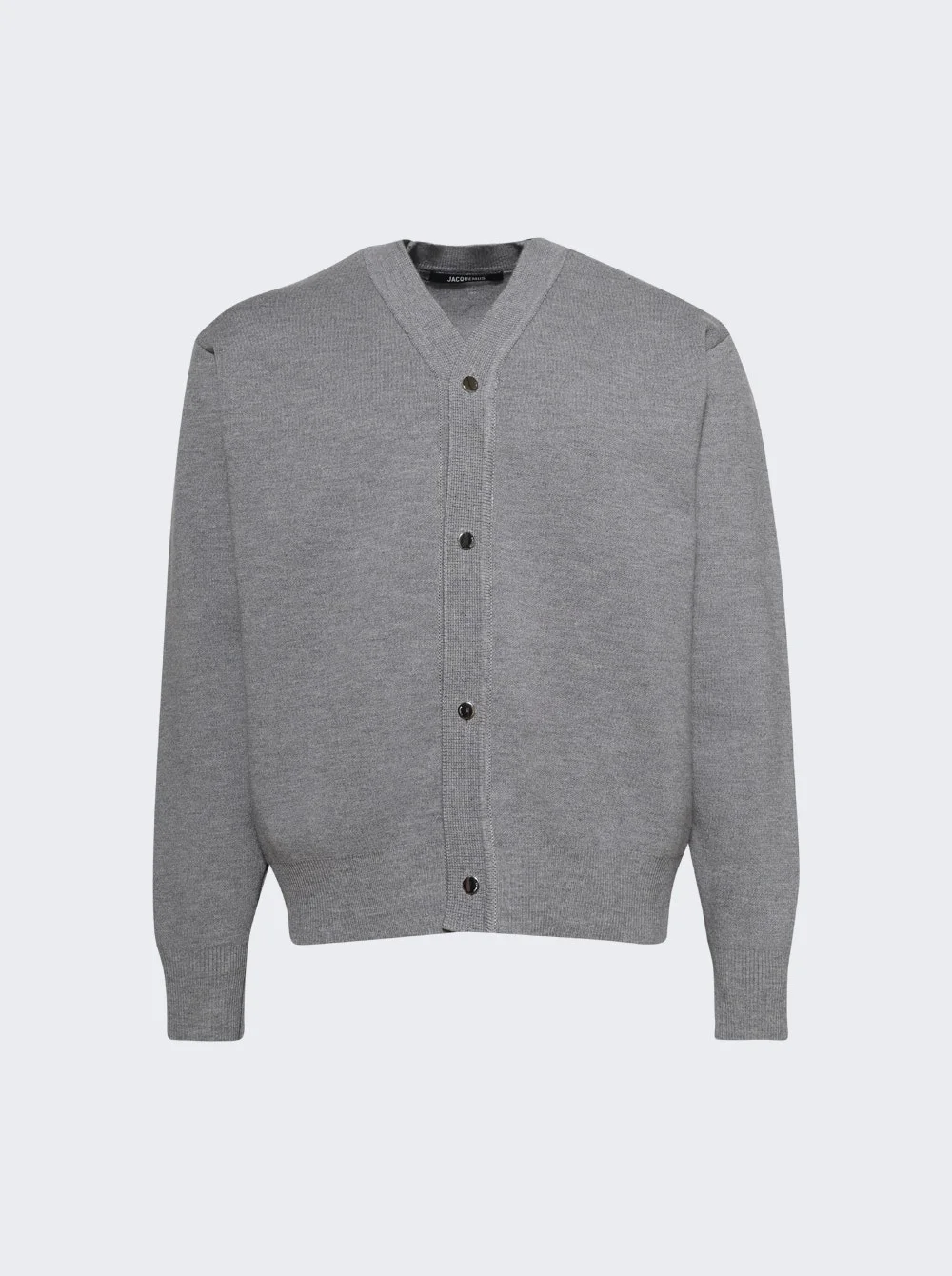 The Doppio Cardigan Grey - 1