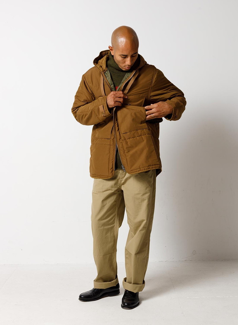 Nigel Cabourn Midfield Liner in Tan outlook