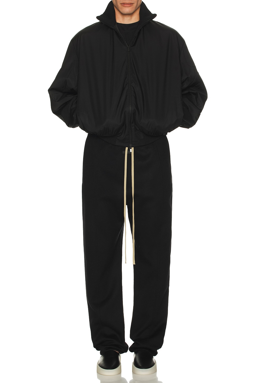 High Neck Bomber Jacket - 5