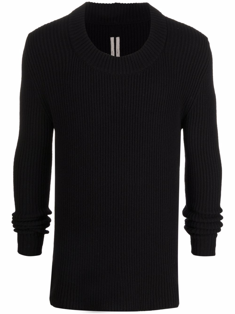 cashmere-blend ribbed knit jumper - 1