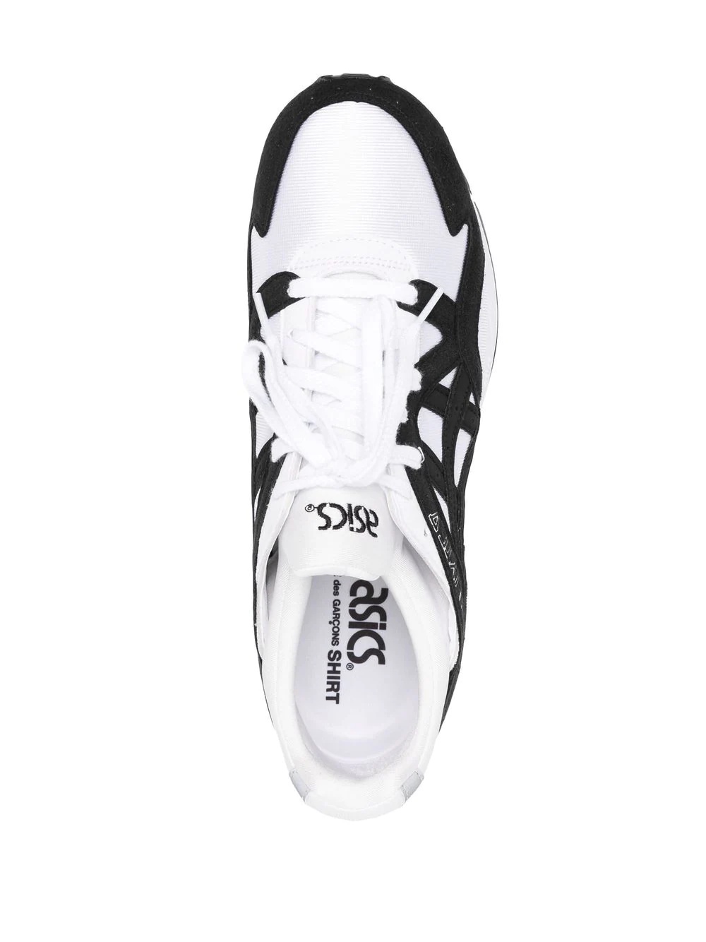 panelled lace-up sneakers - 4