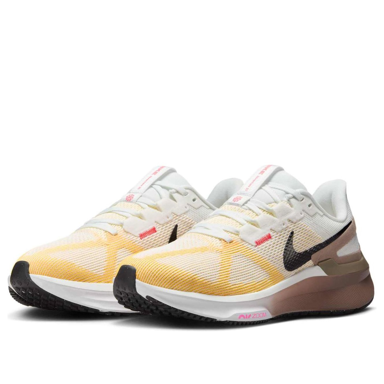 (WMNS) Nike Air Zoom Structure 25 'Summit White Mink Brown Black' DJ7884-110 - 3