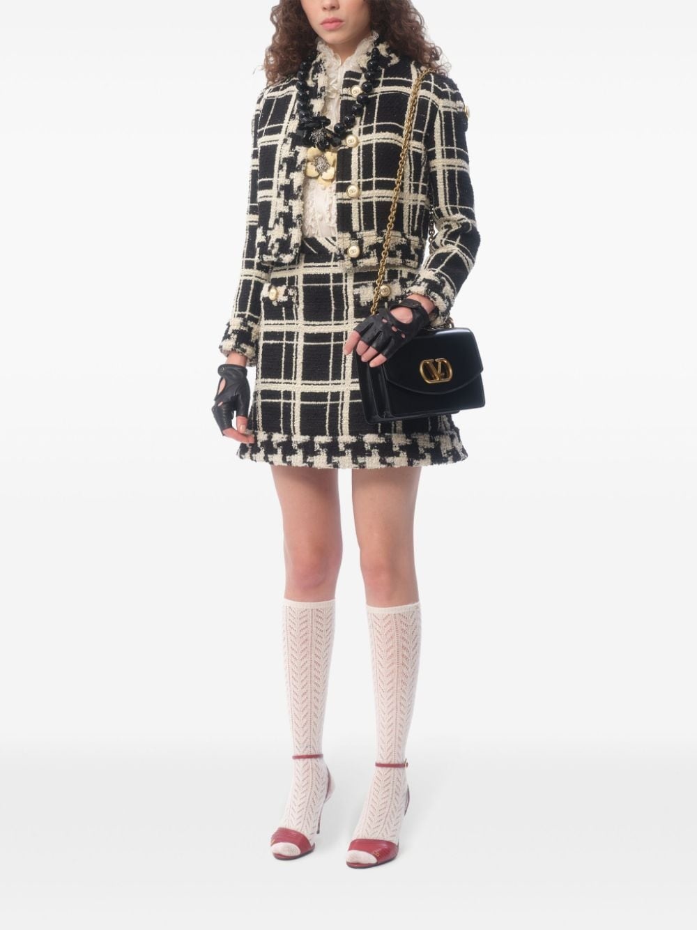 tweed mini skirt - 2
