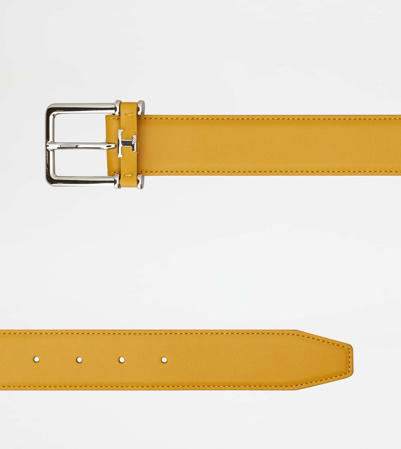 Tod's BELT IN LEATHER - YELLOW outlook