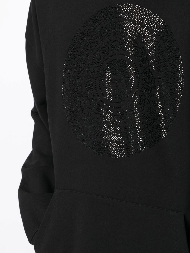 embellished Medusa-print hoodie - 5