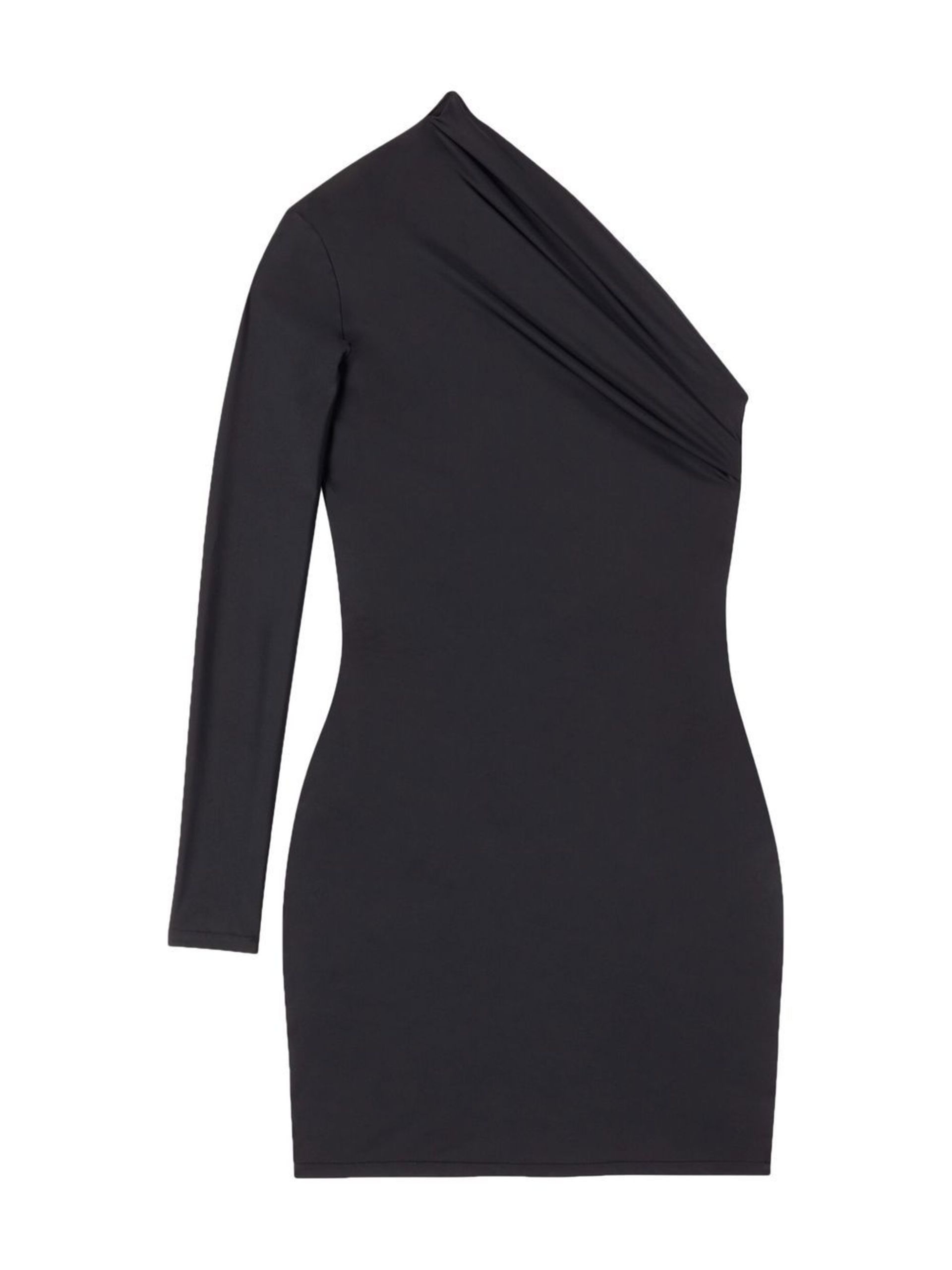 single sleeve mini dress - 9