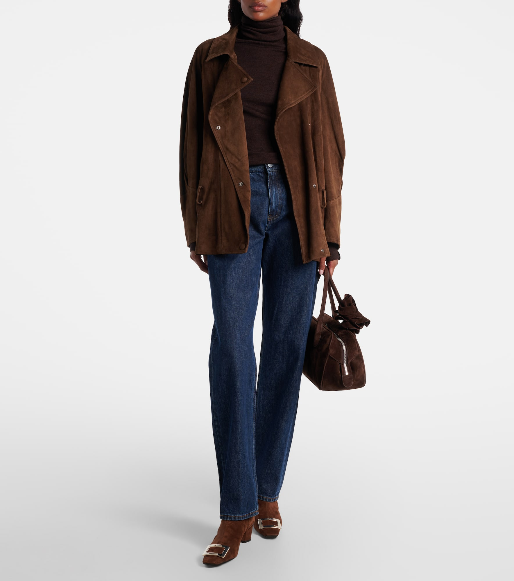 Belle Vivier 45 suede ankle boots - 3