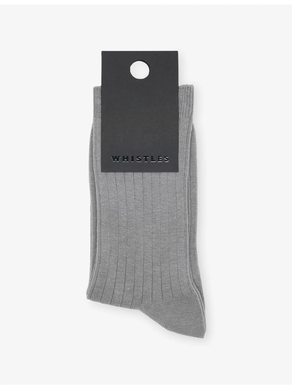 Classic Ribbed Cotton-Blend Socks - 1