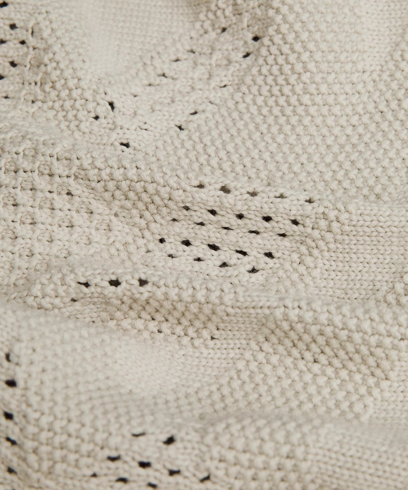 Cotton-Blend Knit Full-Zip Sweater *SLNSH Collection 8