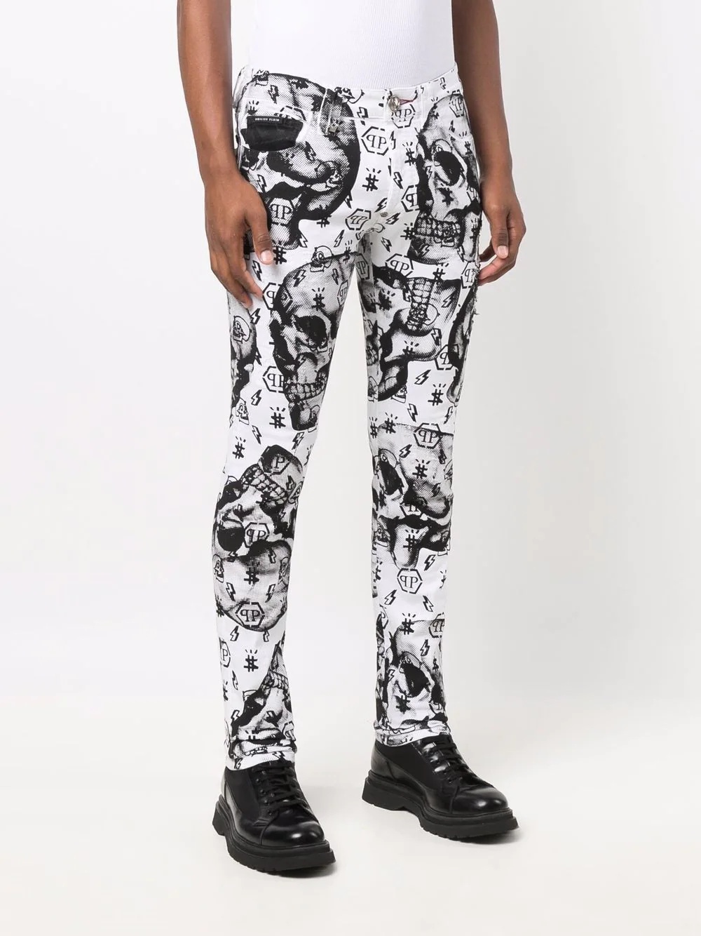 Super Straight Cut monogram-print trousers - 3