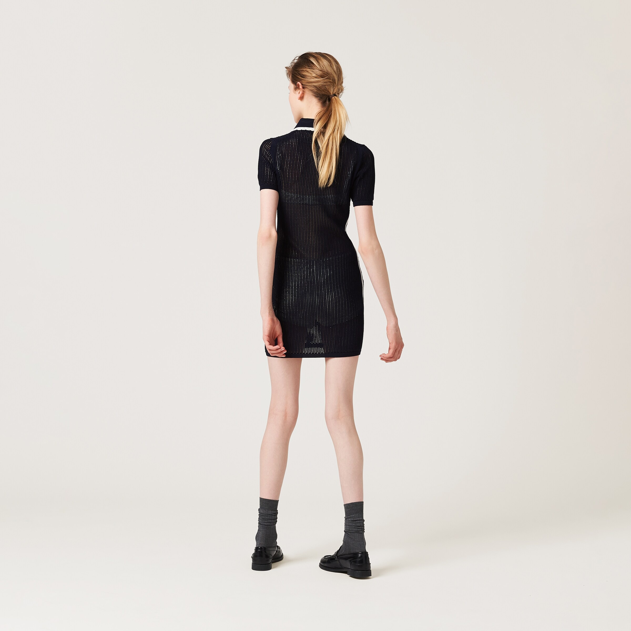 Cotton knit dress - 3