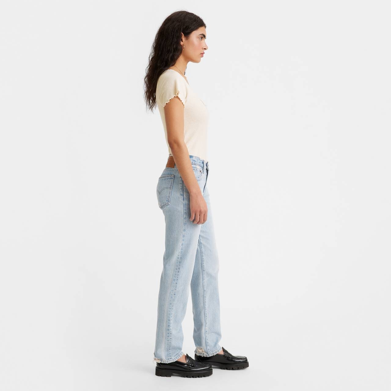 MIDDY STRAIGHT WOMEN'S JEANS - 4