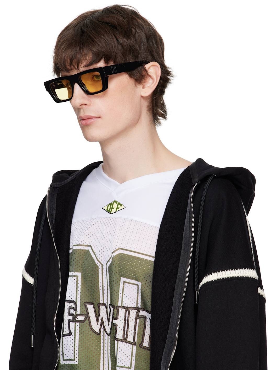 Black & Yellow Oregon Sunglasses - 4