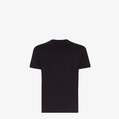 FENDI Bag Bugs T-shirt in black cotton outlook