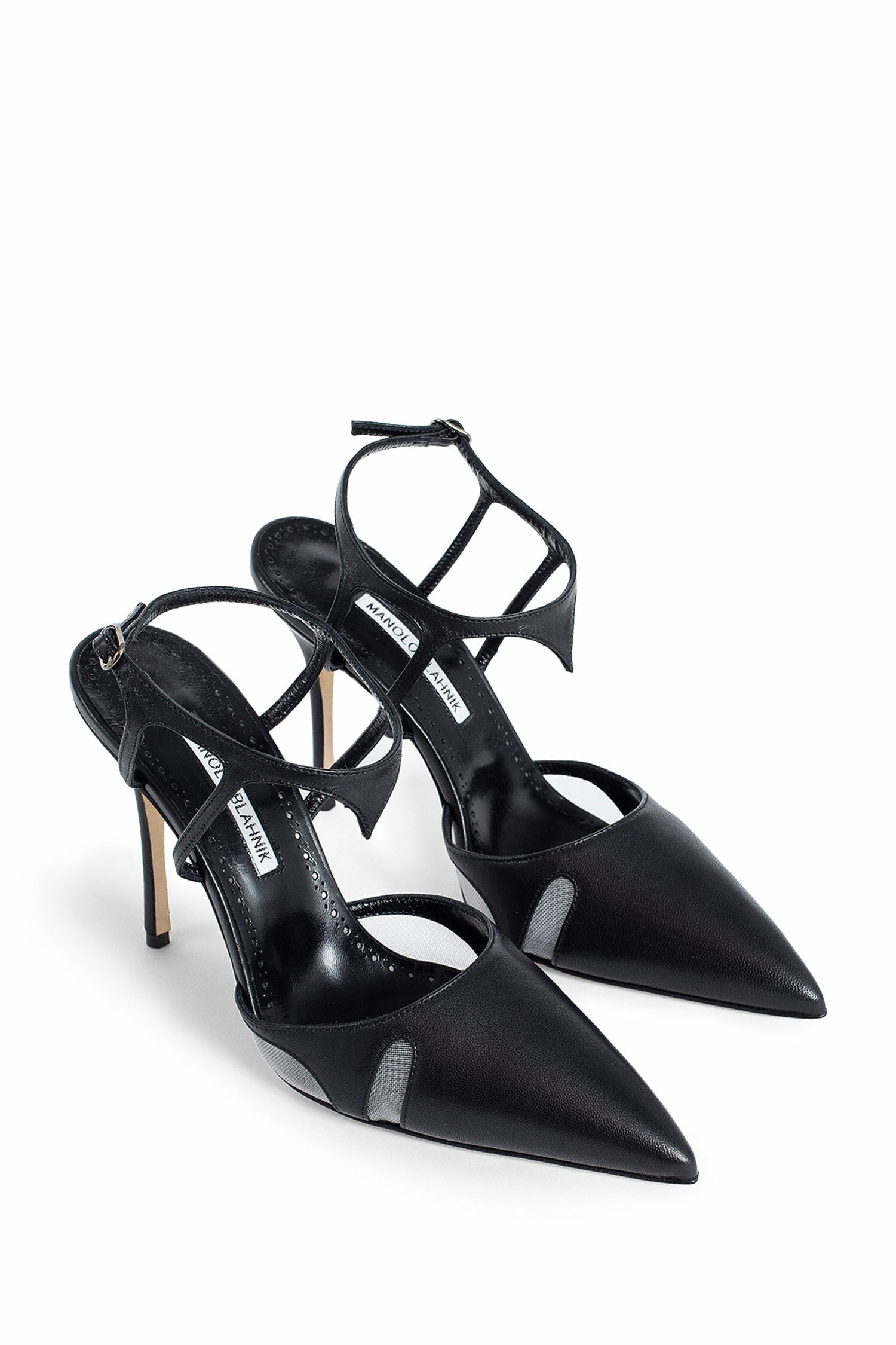 MANOLO BLAHNIK WOMAN BLACK PUMPS - 7