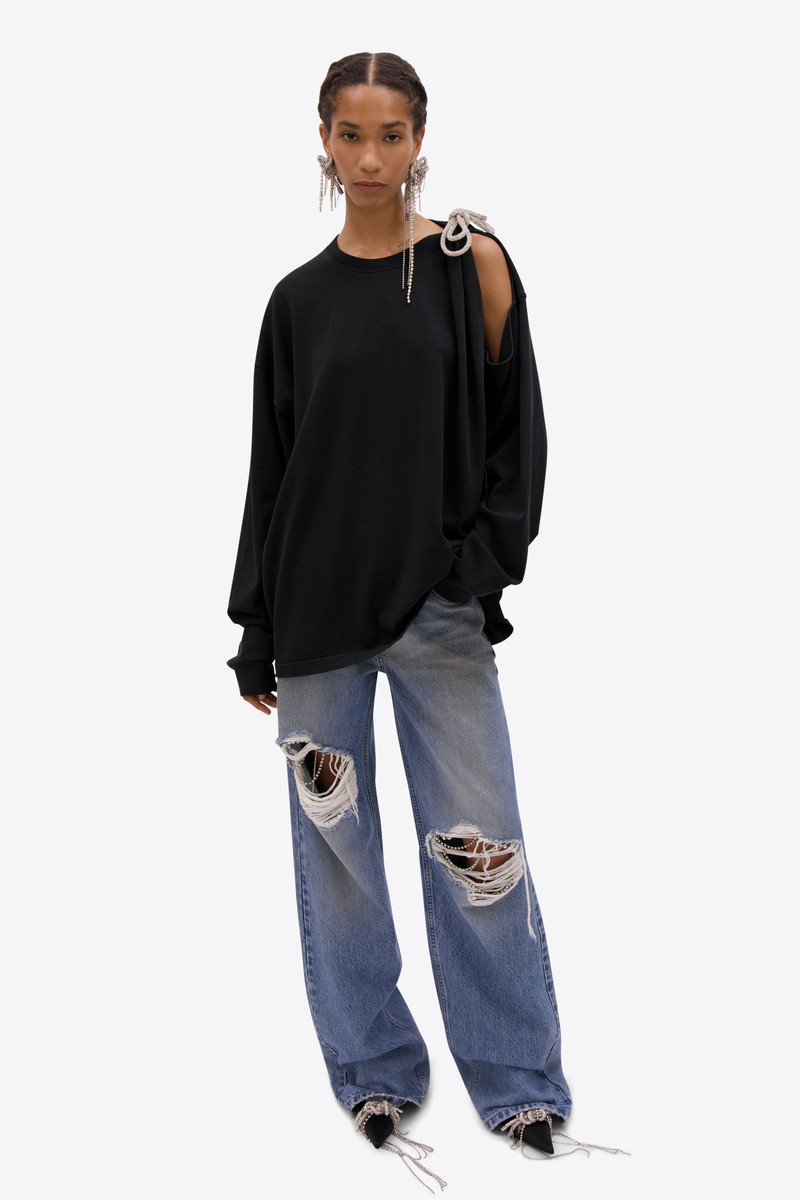 AREA CRYSTAL KNOT LONG T-SHIRT outlook