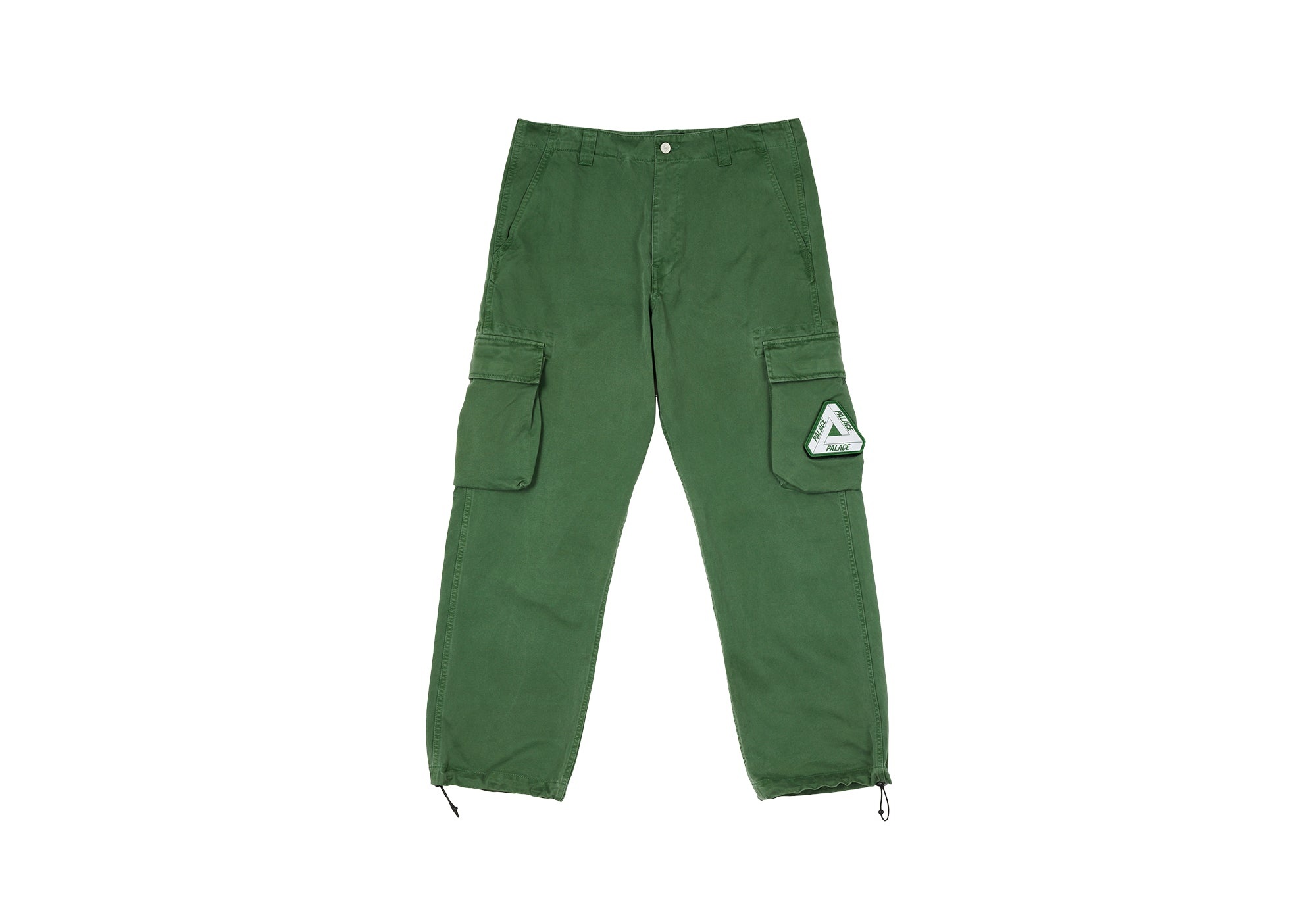 GARMENT DYED CARGO TROUSER OLIVE - 2
