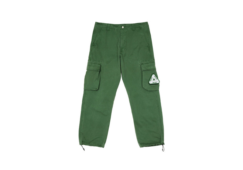 PALACE GARMENT DYED CARGO TROUSER OLIVE outlook