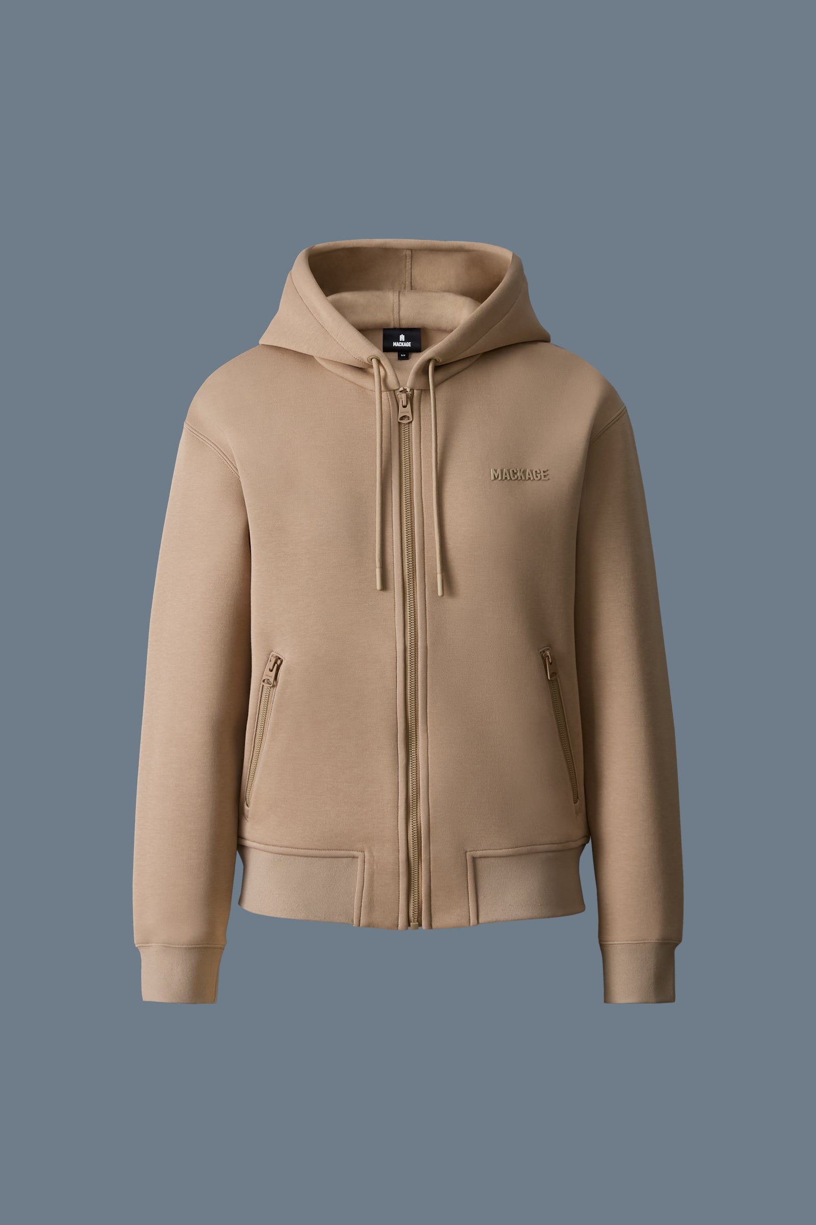KRYSSA Double-Face Zip-Up Hoodie - 1