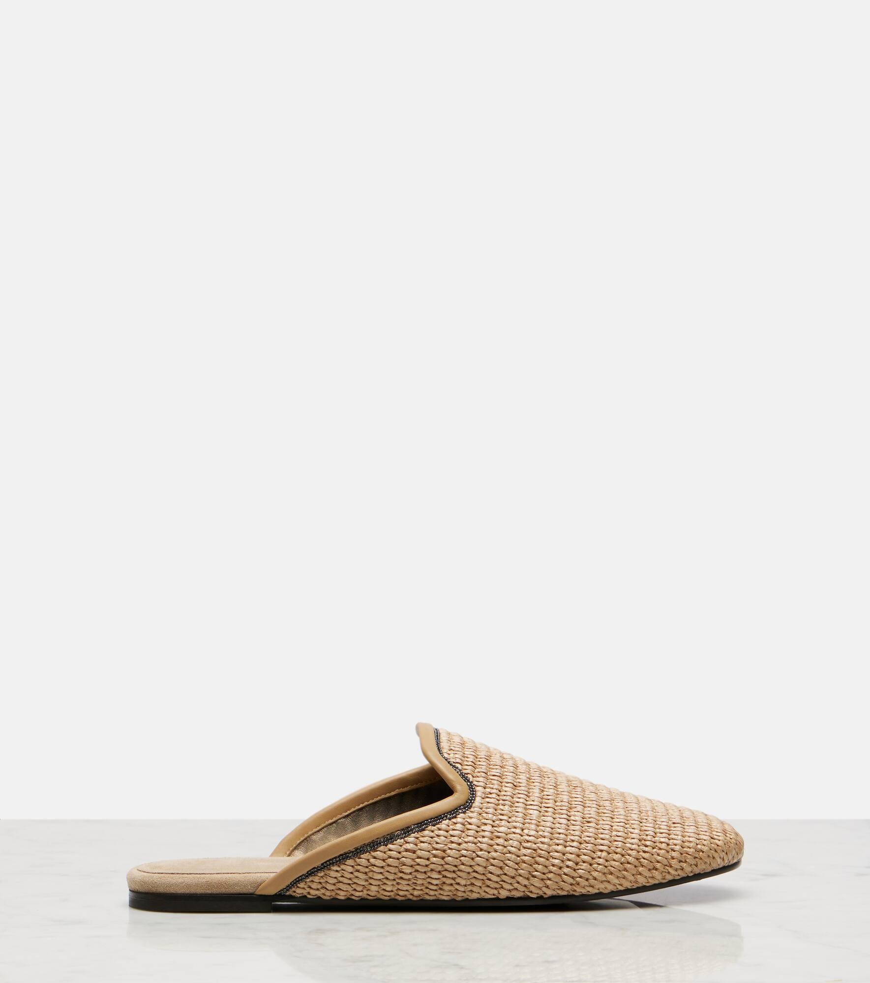 Monili raffia mules - 4