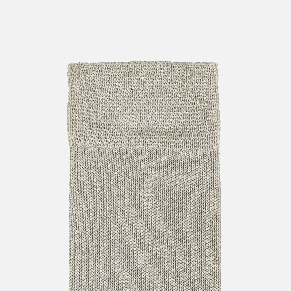 DEC-MER-BEI Decka Plain Mercerized Socks - Beige - 2