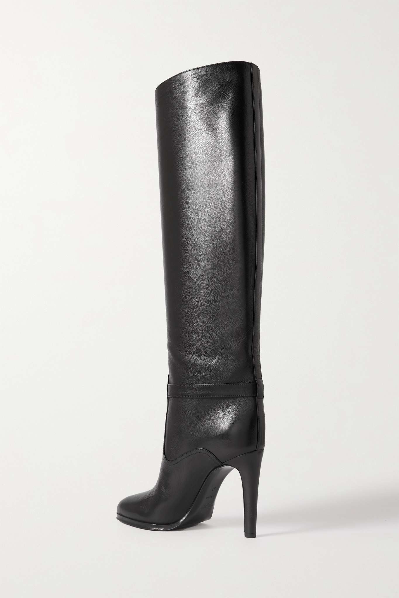 Diane logo-embellished leather knee boots - 3