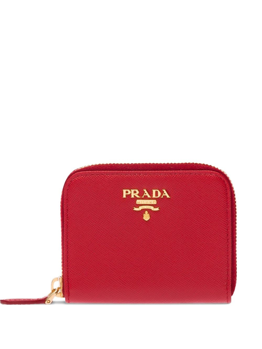 logo-plaque zipped wallet - 1