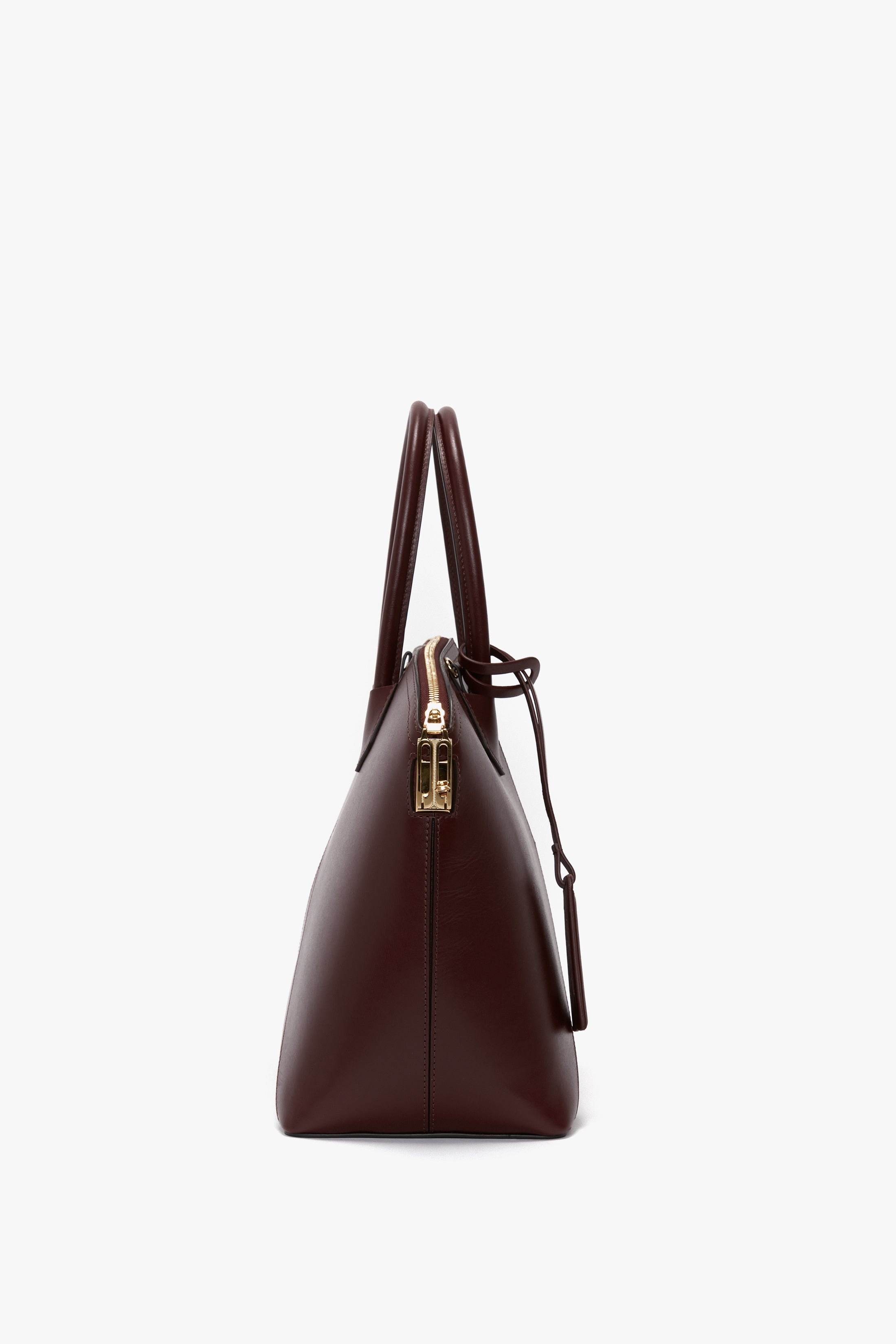 Victoria Bag In Burgundy Leather - 4