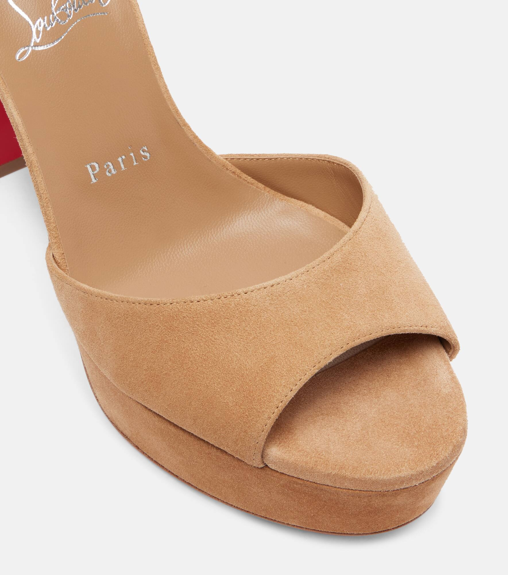 Sandaloo 130 suede platform sandals - 5