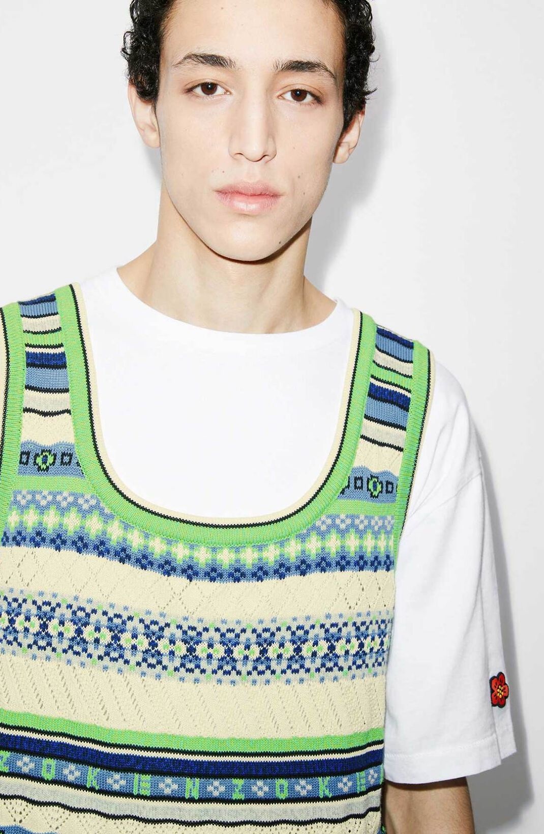 'Fair Isle' sleeveless jumper - 7