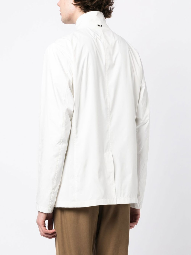 button-front high neck jacket 4