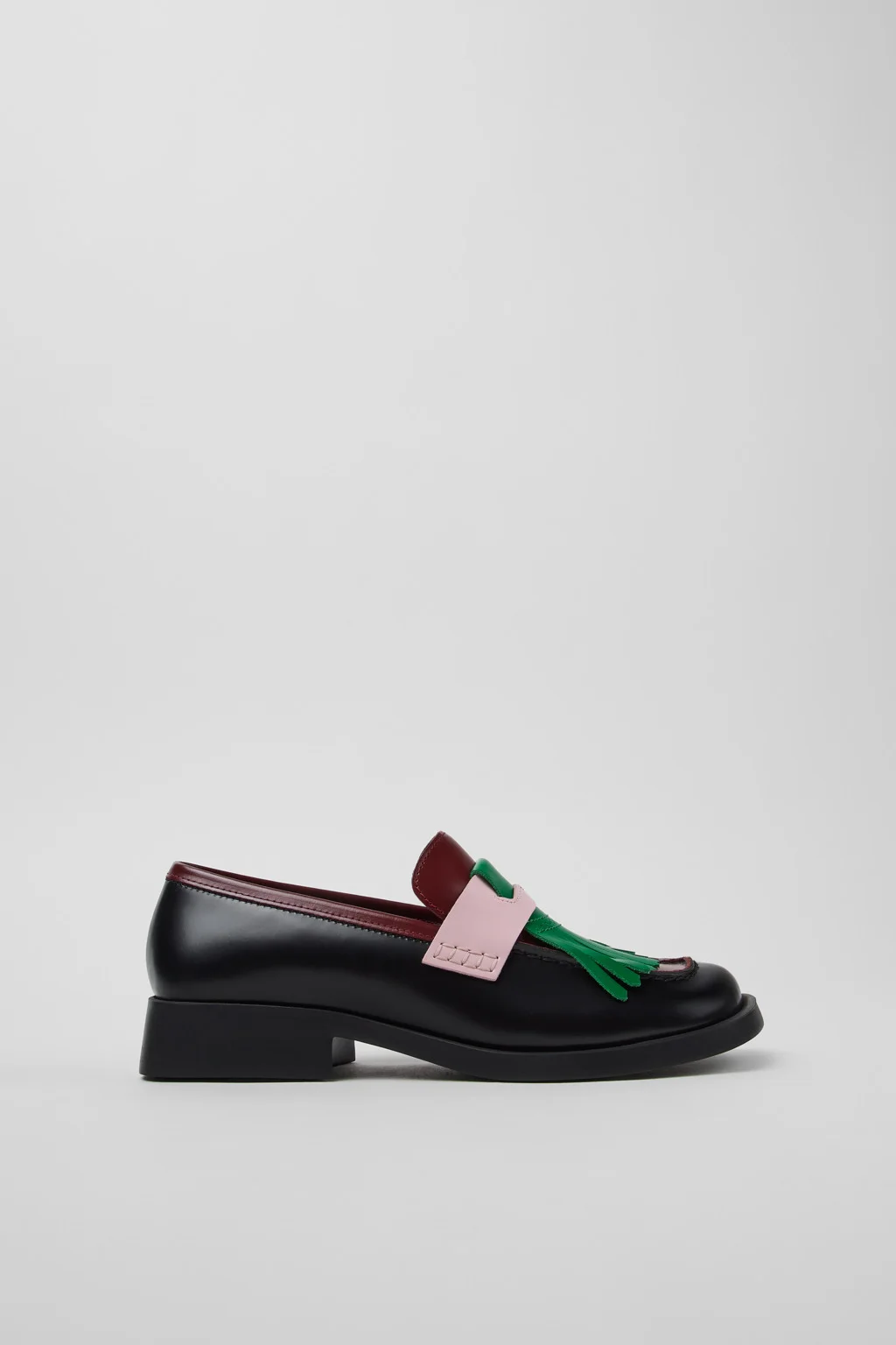Twins Multicolor Leather Moccasins for Women. - 1