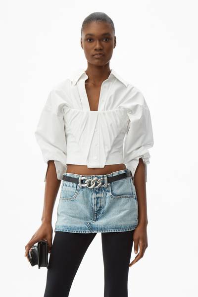 Alexander Wang TUCKED BUSTIER TOP outlook