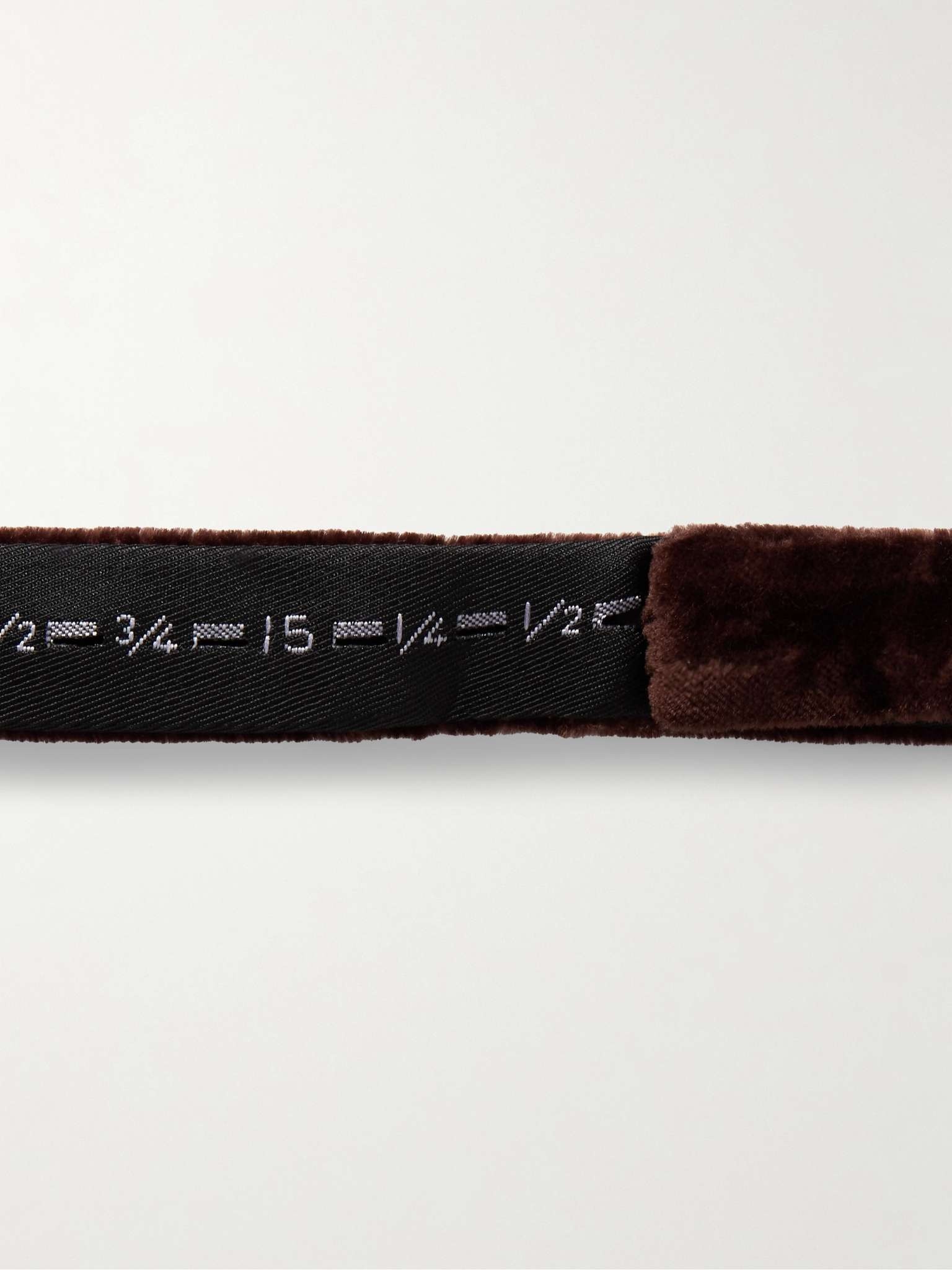 Pre-Tied Velvet Bow-Tie - 3