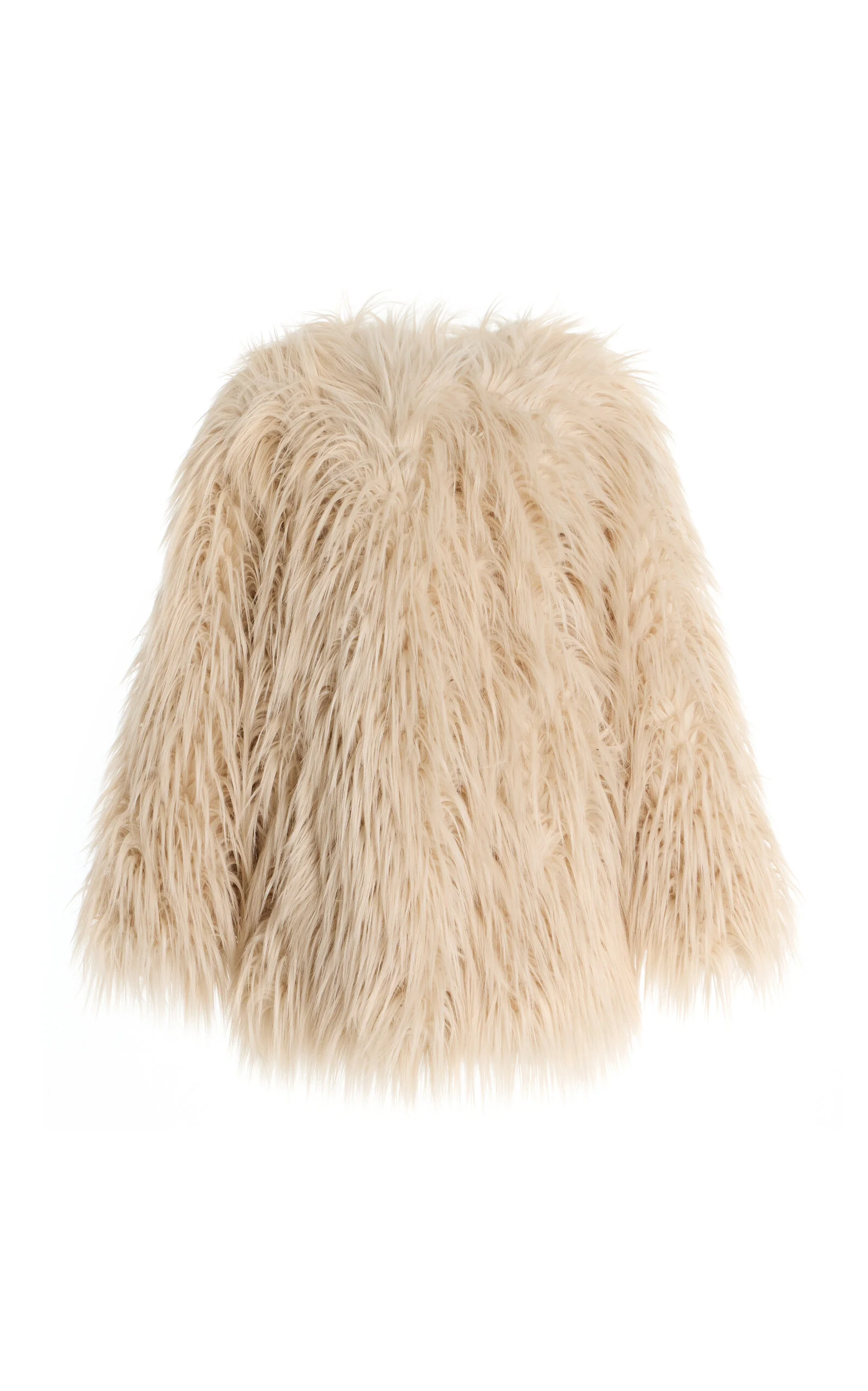 Elia Vegan Fur Coat neutral - 1