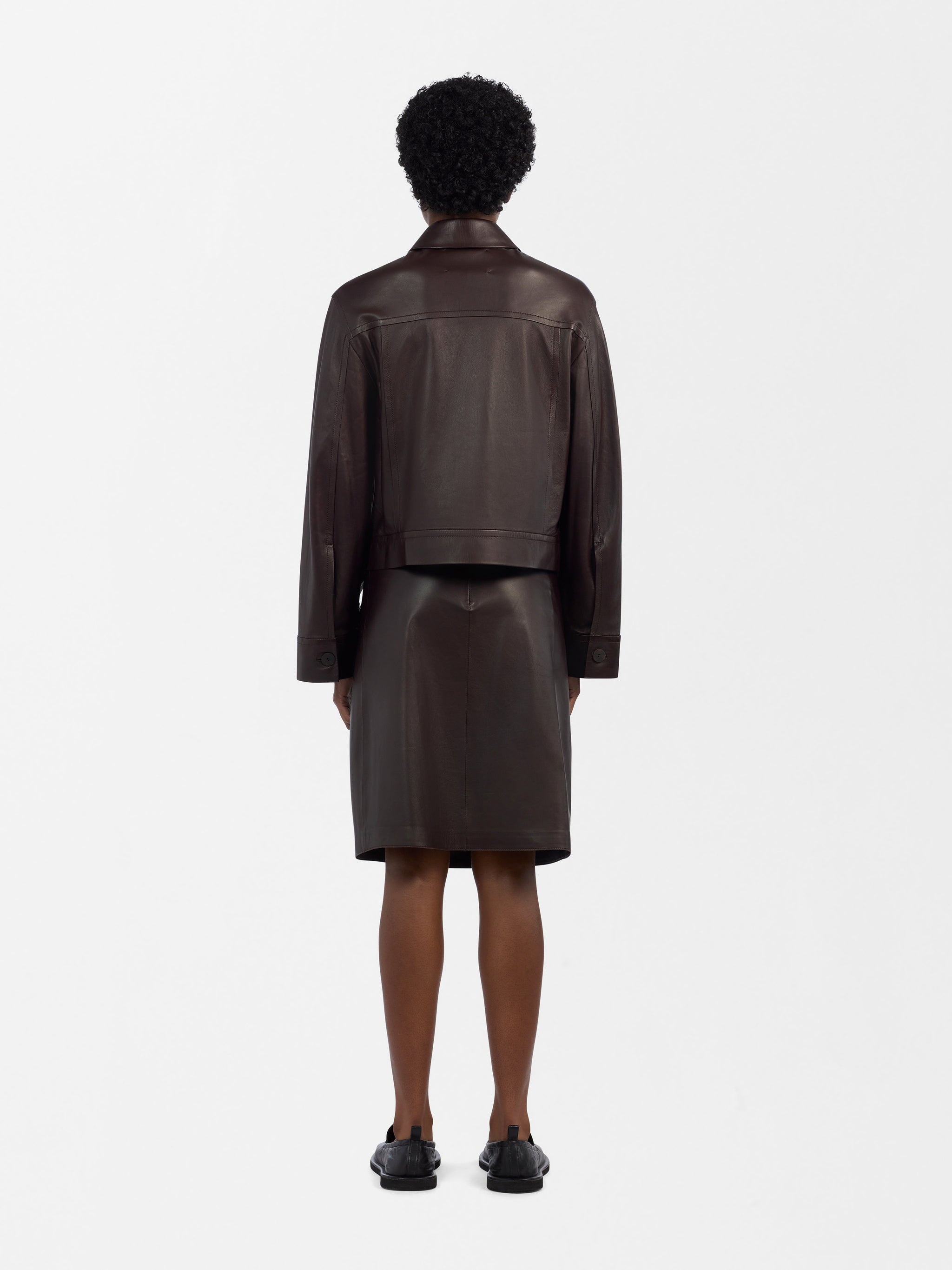 Tumba Leather Skirt - 4