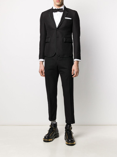 Thom Browne two-piece cavalry twill formal suit outlook