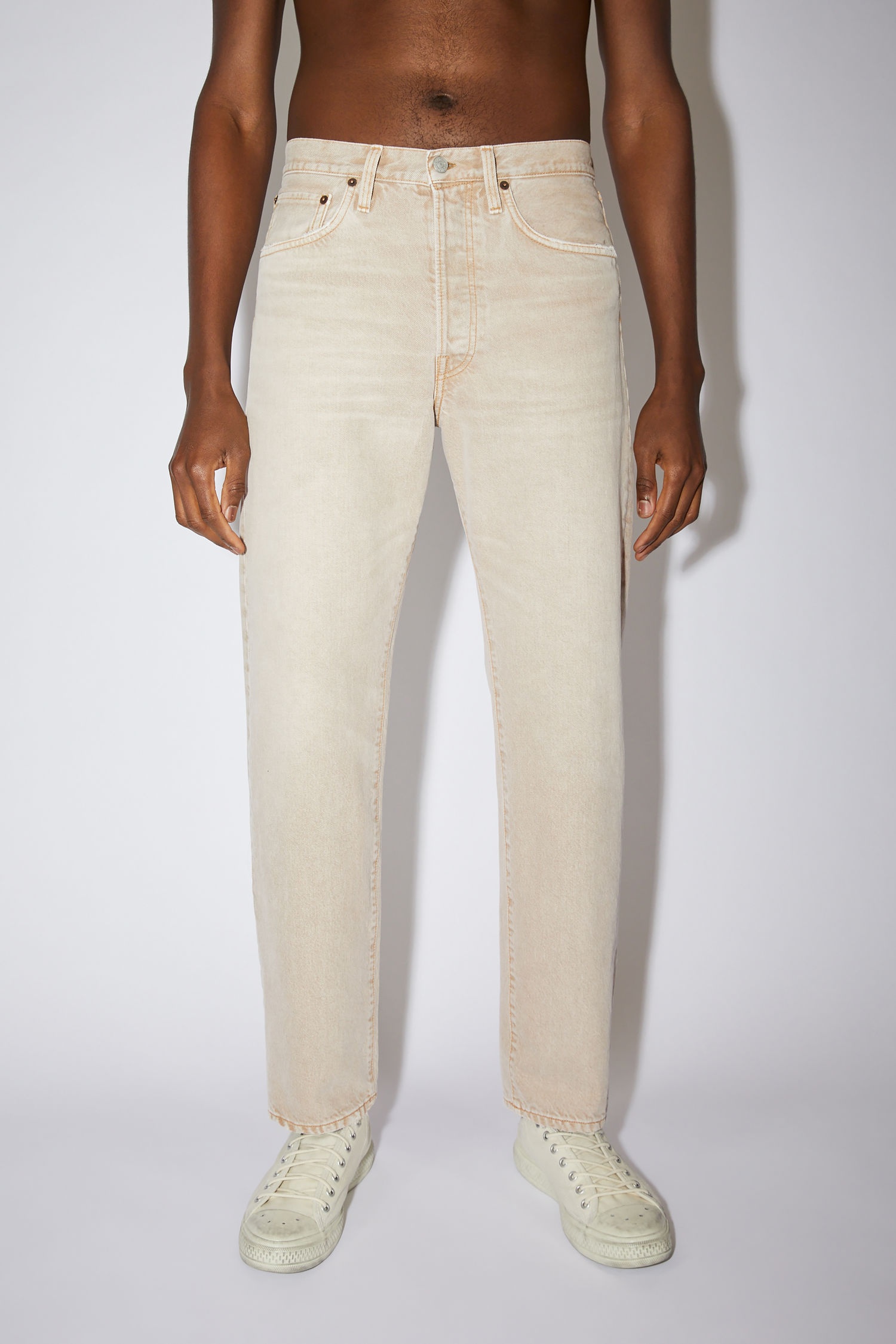 Loose fit jeans - Light beige/brown - 2