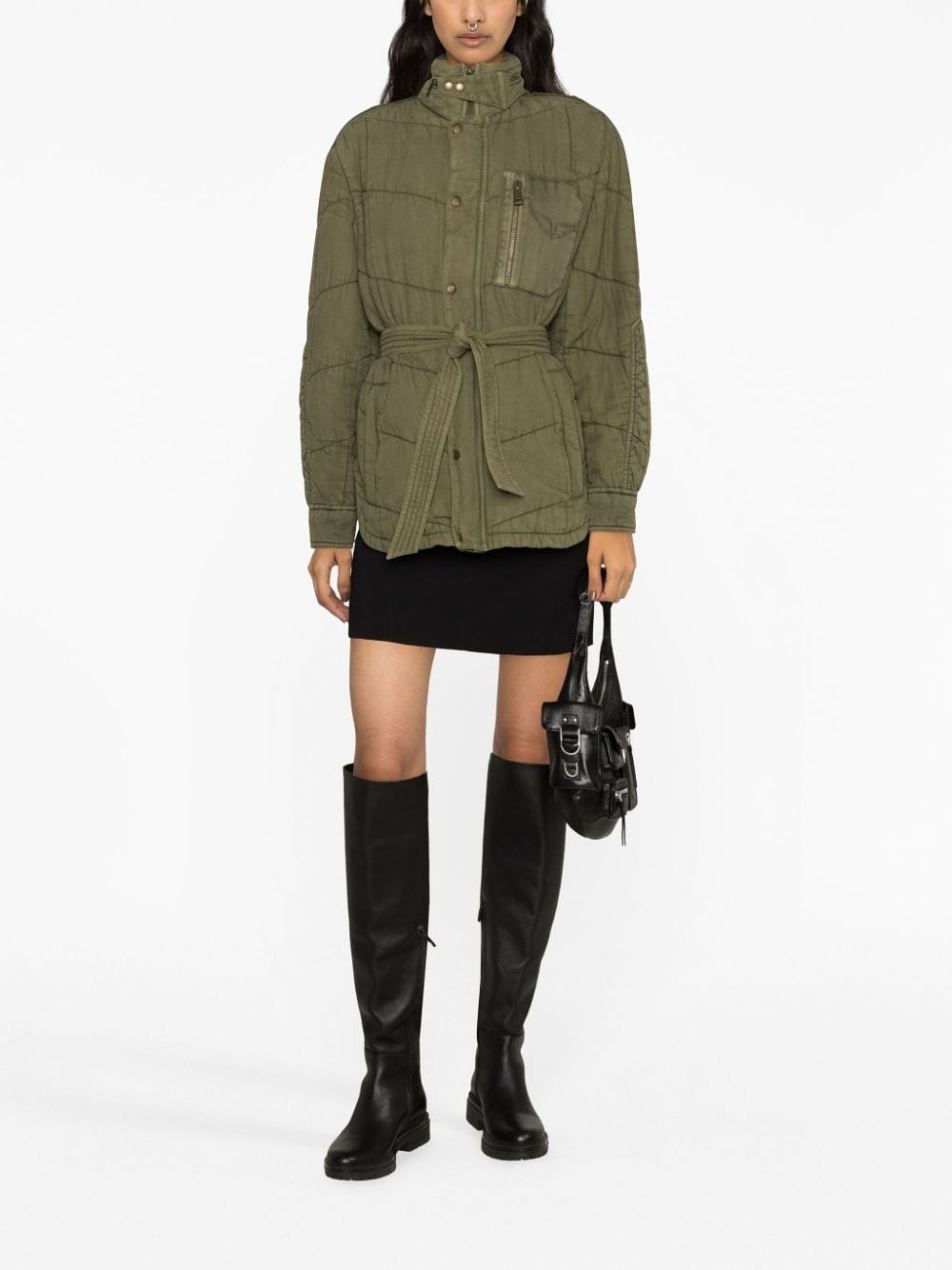 Kalice belted quilted jacket - 2