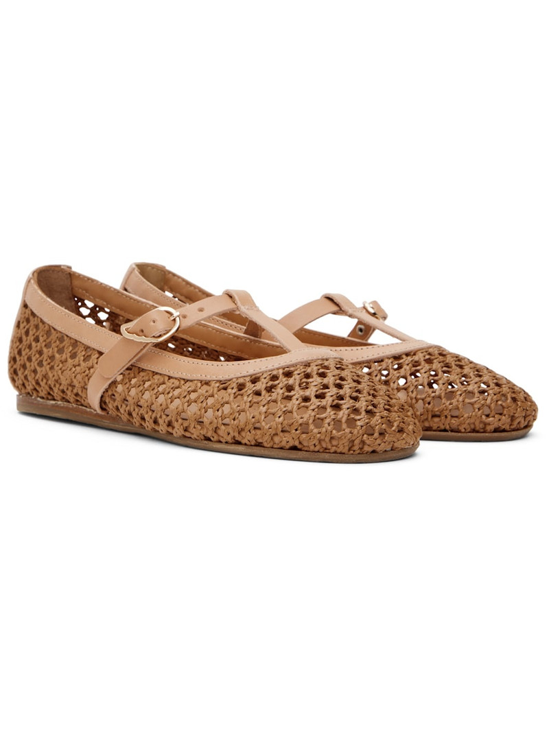 Brown Aerati Ballerina Flats 4