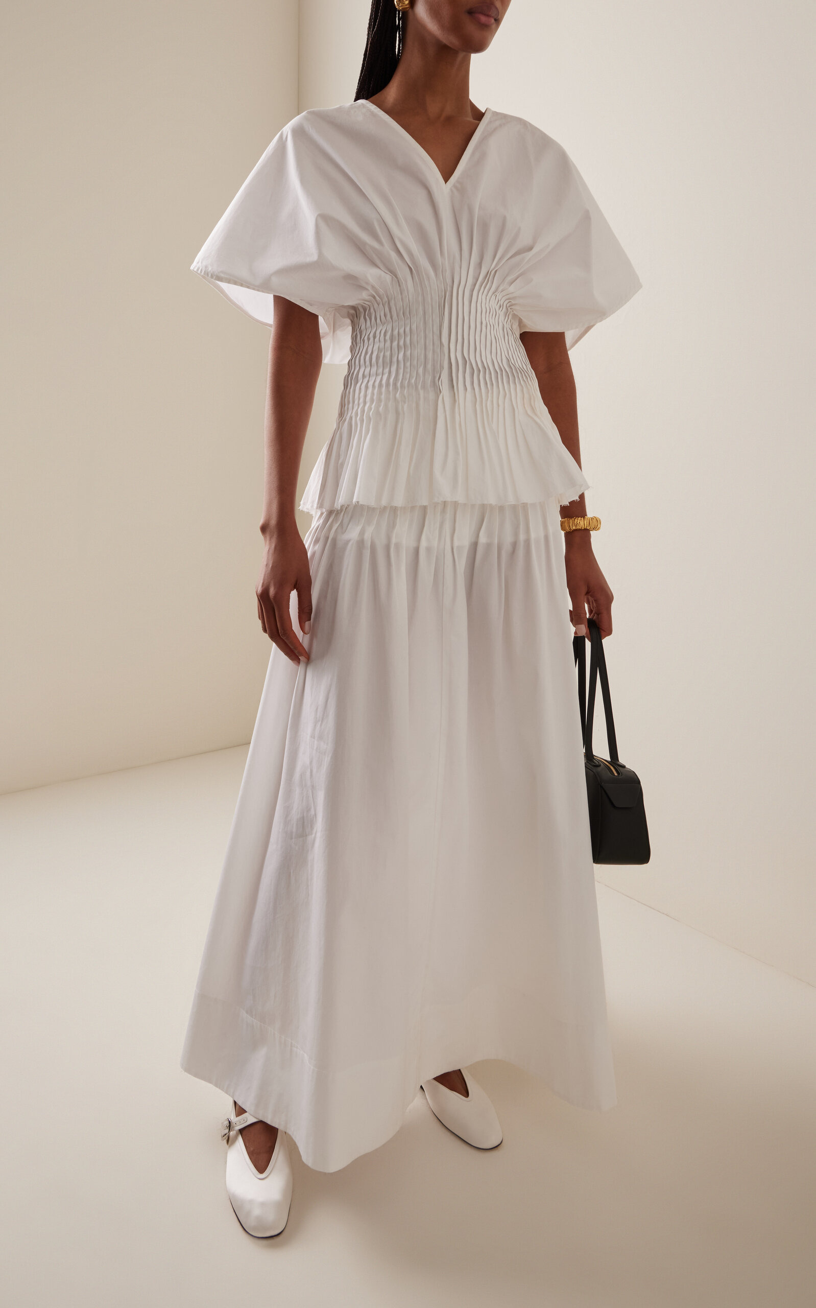 Cotton Poplin Top white - 3