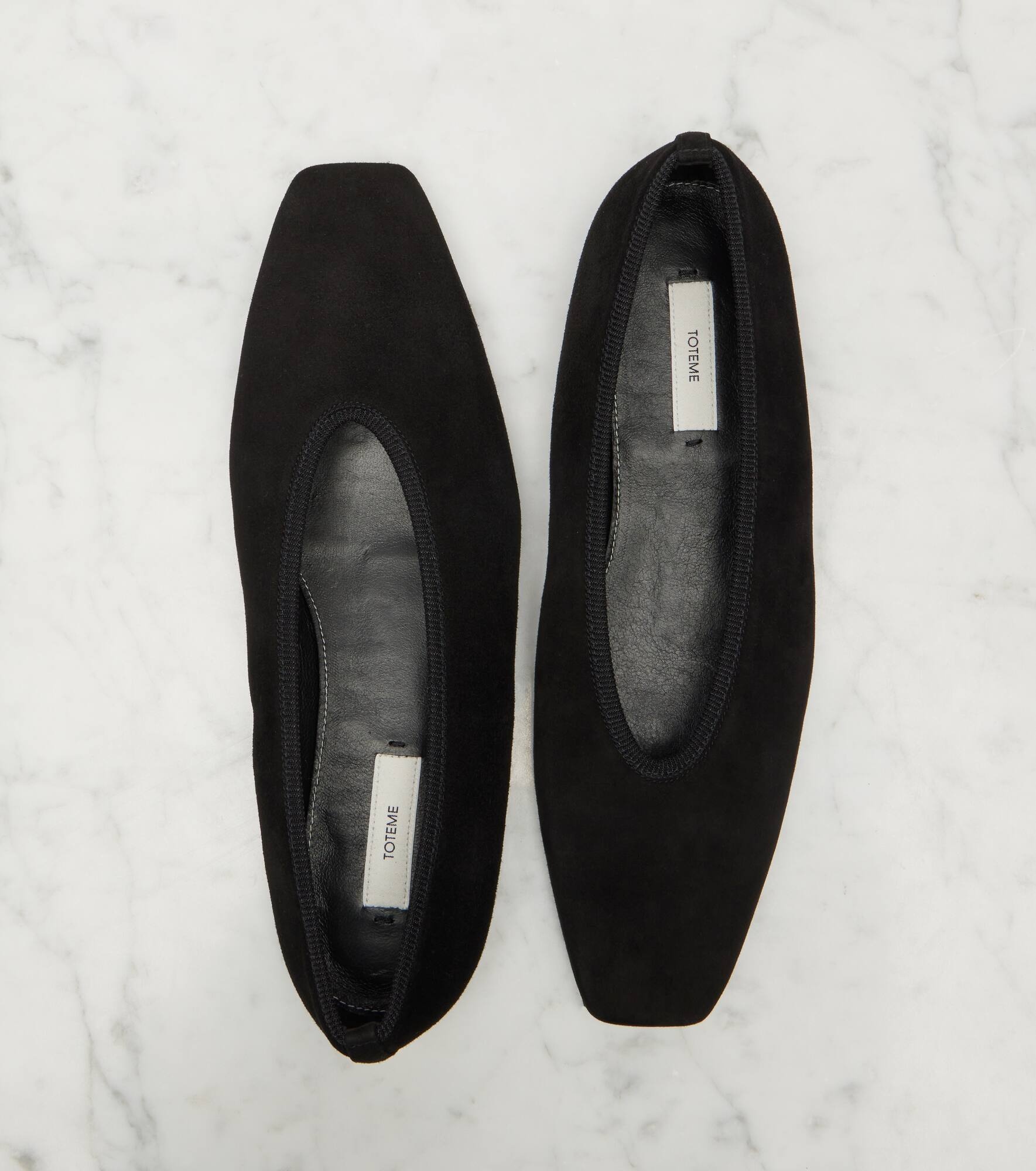 Suede ballet flats - 5