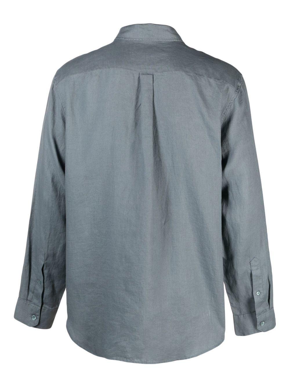 long-sleeve linen shirt - 2