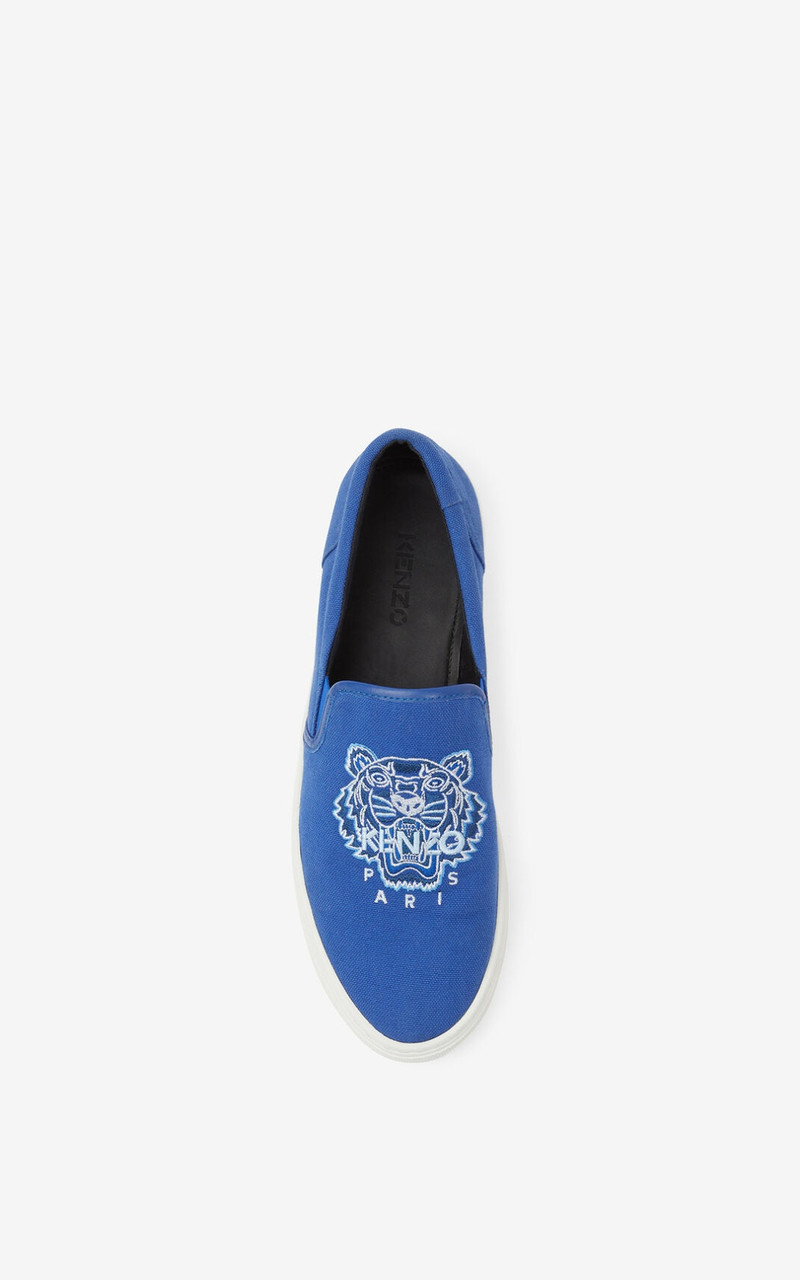 K-SKATE Tiger canvas slip-on sneakers 2