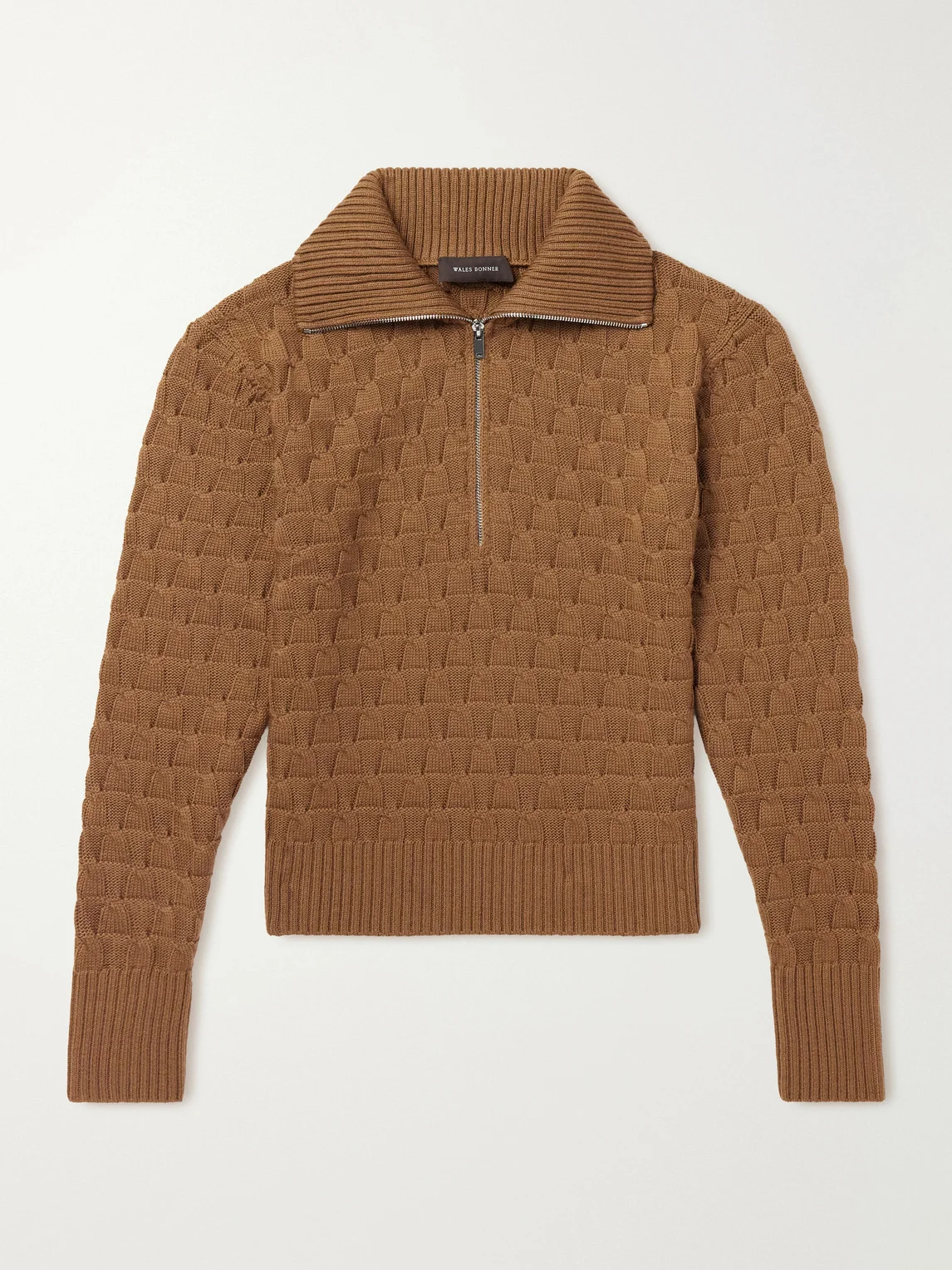 Wool Half-Zip Sweater - 1