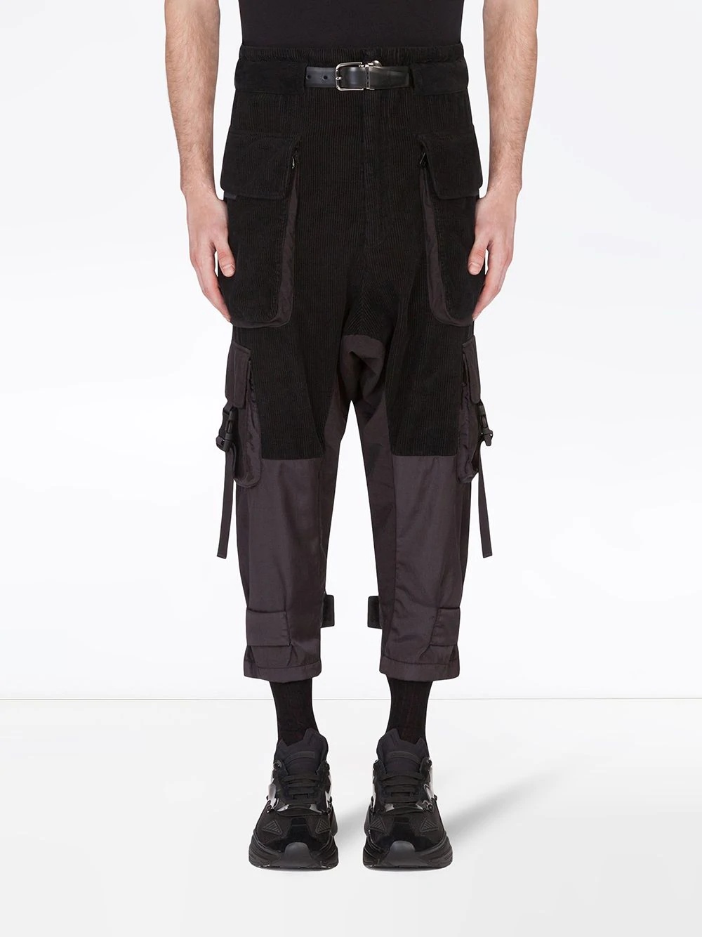 cropped cargo trousers - 3