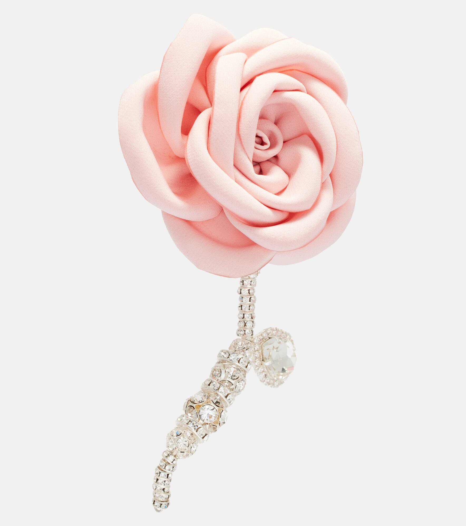 Embellished gold-plated single earring - 2
