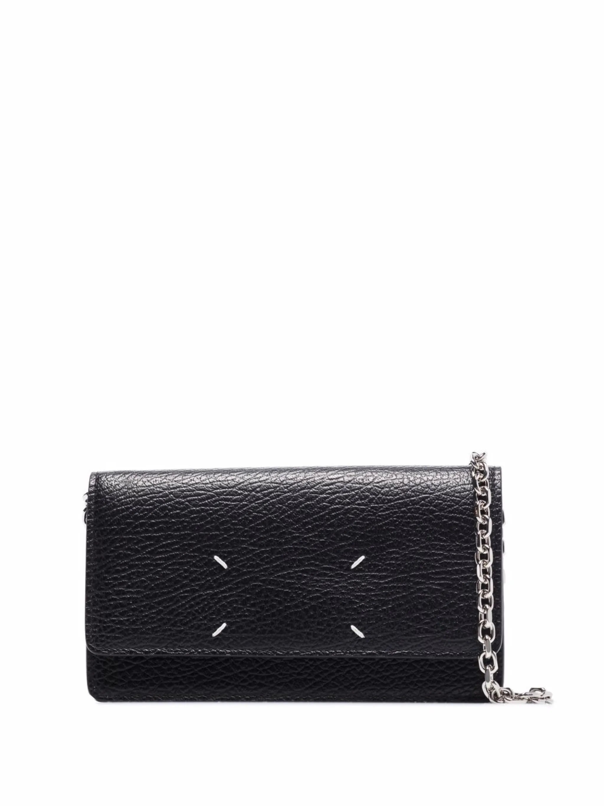 Four-stitch Leather Wallet-on-chain - 1