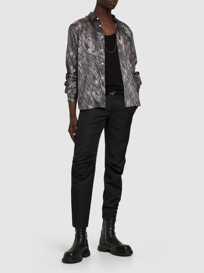 Comme Des Garçons Fur pattern printed shirt outlook